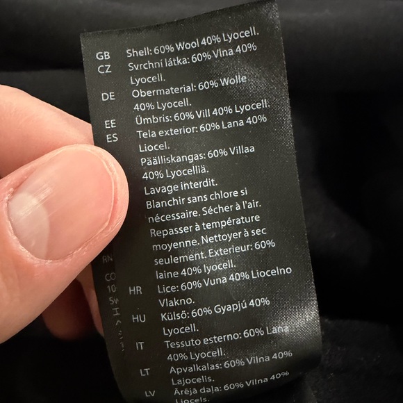 COS Women's Black Double-Breasted Jacket - Picture 11 of 16